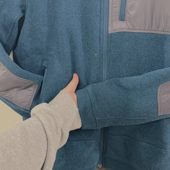 The North Face teal zip up size M - Picture 5 of 5